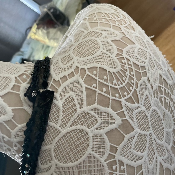 Black with brown accents shimmery belly dance costume. - Picture 13 of 15